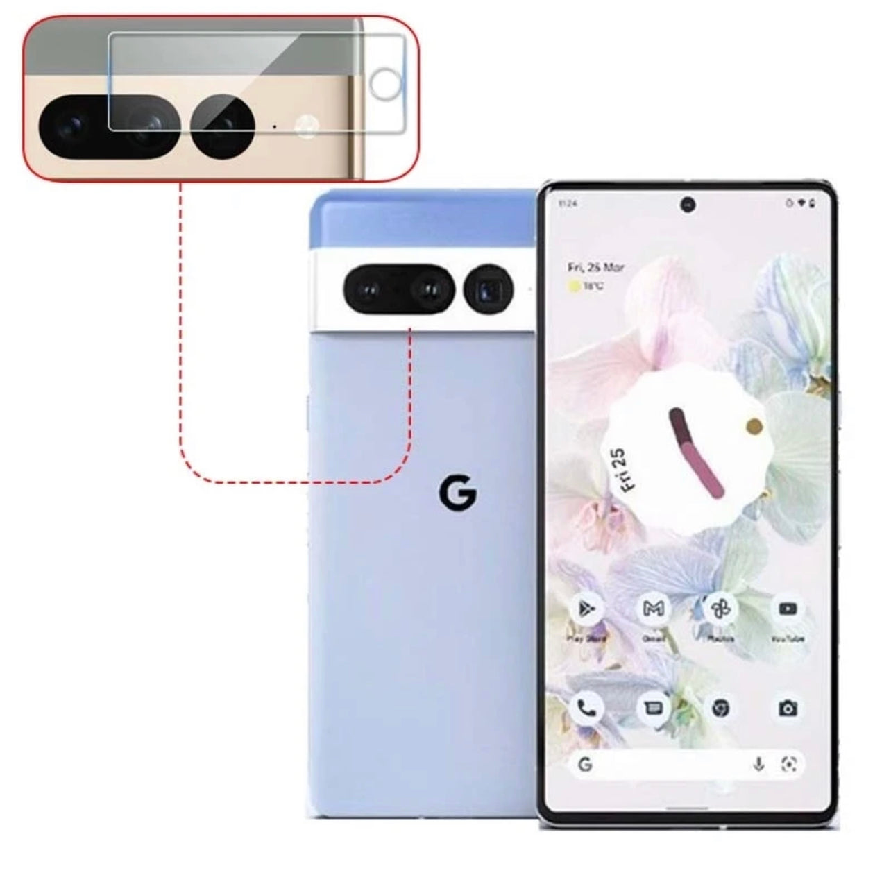 Yamizoo Branded Premium 9H Clear Camera Lens Protector - 1pc pour Apple iPhone 11 Series Yamizoo Branded Premium 9H Clear Camera Lens Protector - 1pc pour Apple iPhone 11 Series